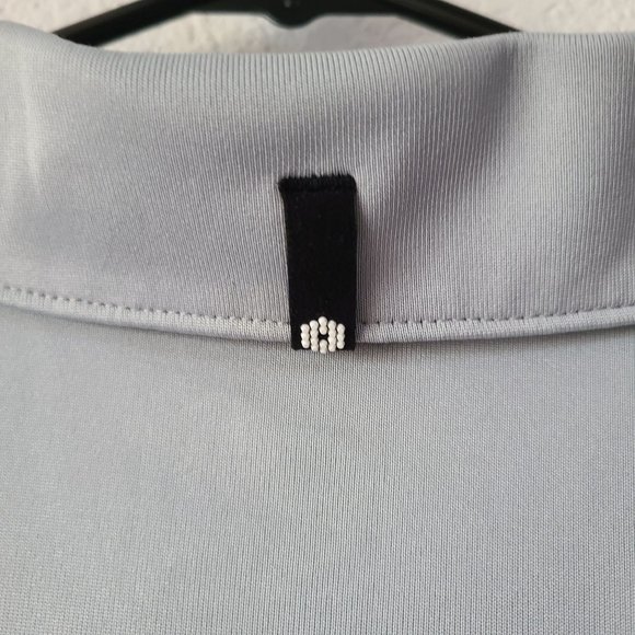 Puma Men's Size Medium PWR Cool Golf Polo Short Sleeve Colorblock Grey - Picture 6 of 8